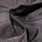 Tissu Taffetas d'habillement Froissé sur fond Noir