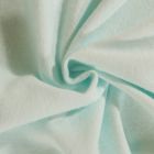 Tissu Flanelle de coton uni Vert Menthe - Par 10 cm