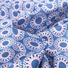 Tissu Coton imprimé Arty Malawa sur fond Bleu