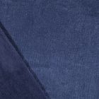 Tissu Micro Éponge Bambou Bleu indigo - Par 10 cm