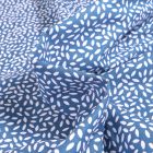 Tissu Coton imprimé Arty Stili sur fond Bleu