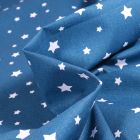 Tissu Coton imprimé Arty Zetoile sur fond Bleu indigo