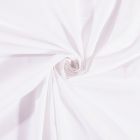 Tissu Coton uni Blanc - Par 10 cm