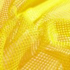 Tissu Filet Vrac mesh Jaune moutarde - Par 10 cm
