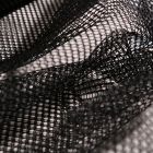 Tissu Filet Vrac mesh Noir - Par 10 cm
