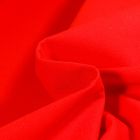 Tissu Toile de coton uni Grande largeur Rouge