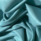 Tissu Suédine d'ameublement Bleu agathe - Par 10 cm