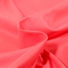 Tissu Coton uni Corail - Par 10 cm
