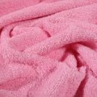 Tissu Eponge Premium 400 g/m² Rose - Par 10 cm