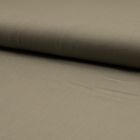 Tissu Popeline de coton unie Beige foncé - Par 10 cm