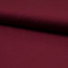 Tissu Popeline de coton unie Bordeaux - Par 10 cm