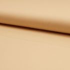 Tissu Popeline de coton unie Marron noisette - Par 10 cm