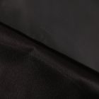 Tissu Toile à sac envers PVC déperlant ultra robuste Noir - Par 10 cm