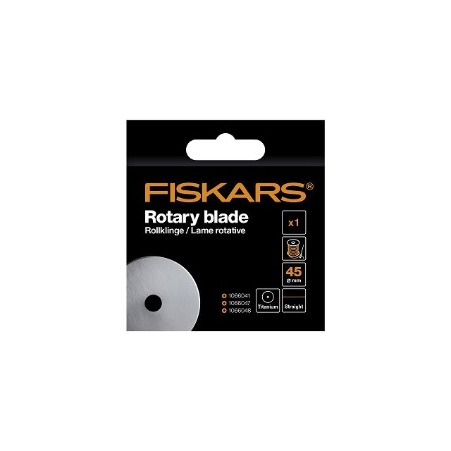 Lame circulaire Titanium 45 mm coupe droite - Fiskars