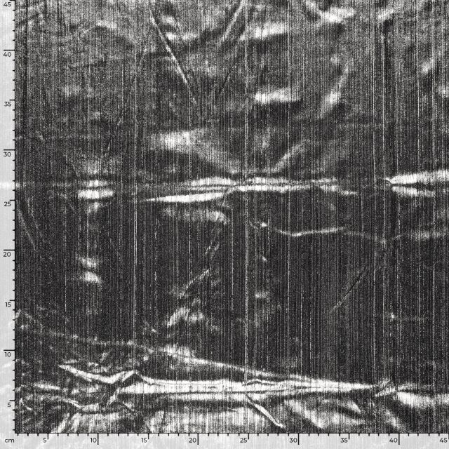 Tissu Lamé strié Cassiope extensible uni Argent