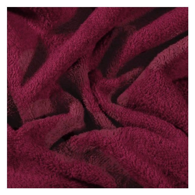Tissu Eponge Premium 400 g/m² Bordeaux - Par 10 cm