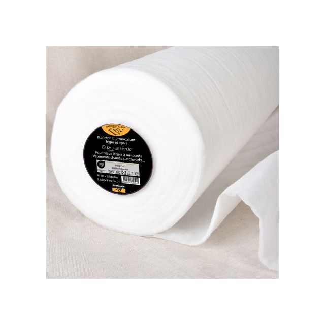 Molleton Thermocollant léger M86 Blanc