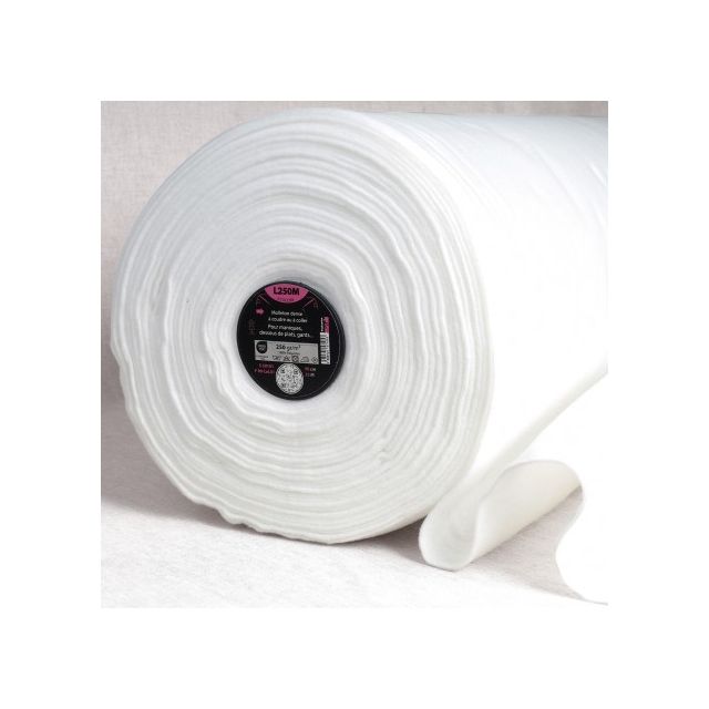 Molleton dense spécial manique L250 Blanc