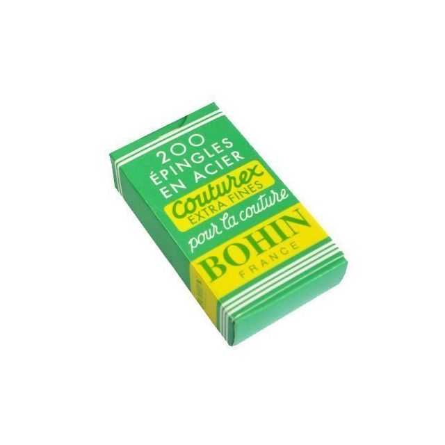 Épingles Bohin Acier Extra Fine x200