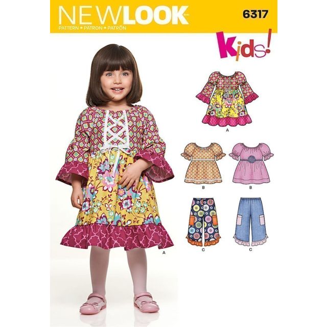 Patron New Look 6317 Ensemble enfant