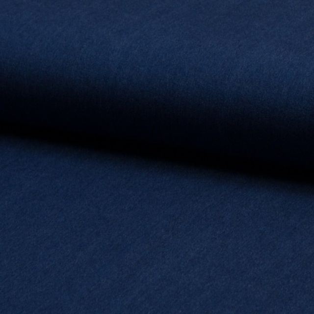 Tissu Chambray Ultra Léger Coton Bleu jean foncé - Par 10 cm