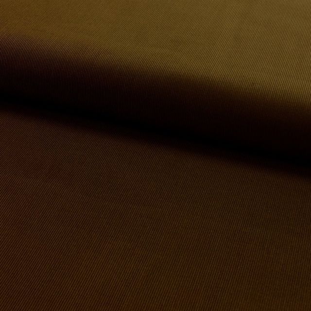 Tissu Velours milleraies Marron - Par 10 cm