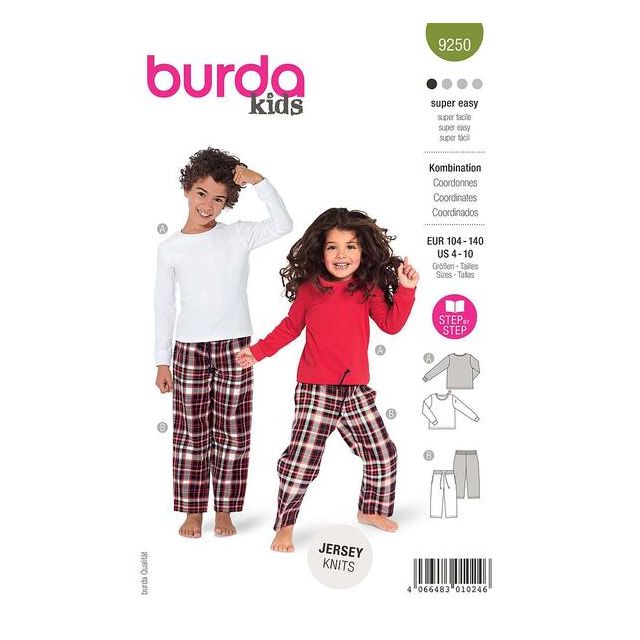 Patron Burda 9250 Haut & Pantalon