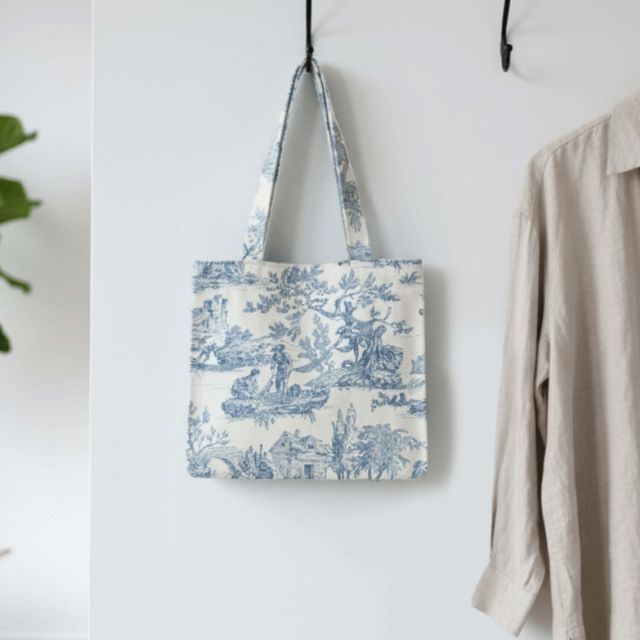 Kit Couture Craftine Petit sac Cabas Bohème Chic bleu