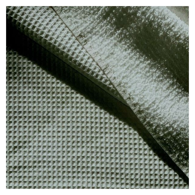 Tissu Nid d'abeille envers Eponge CosyWave  Gris perle