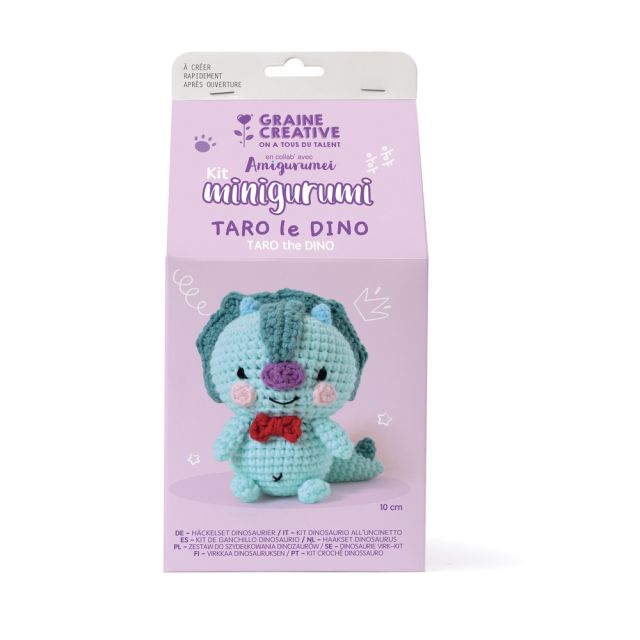 Kit Crochet Minigurumi Taro le Dino