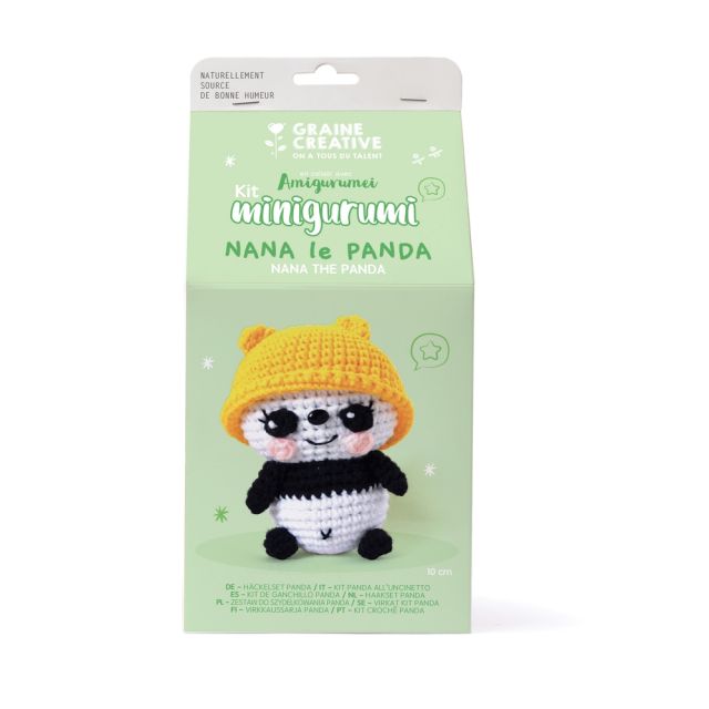 Kit Crochet Minigurumi Nana le Panda