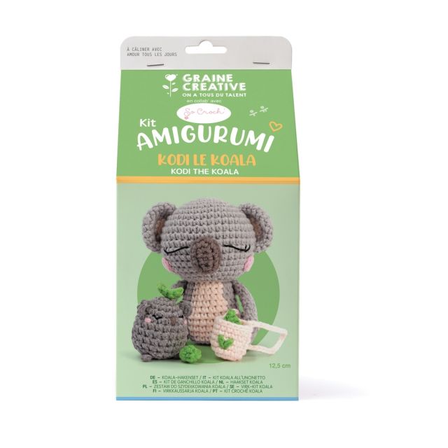 Kit Crochet Amigurumi Le Koala T'cha