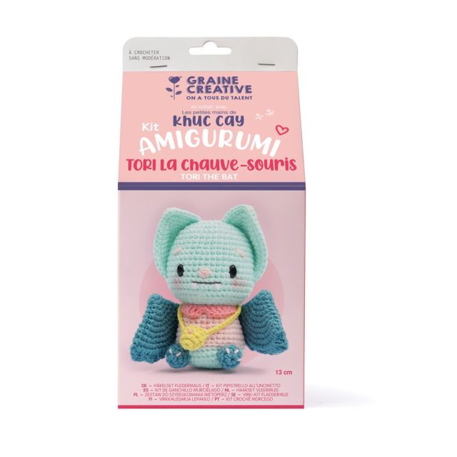 Kit Crochet Amigurumi Tori la chauve-souris