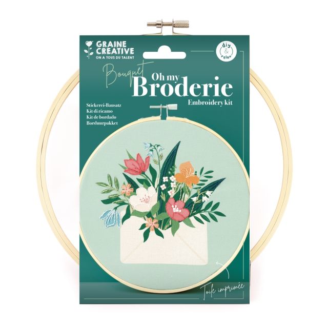 Kit Broderie partielle Bouquet