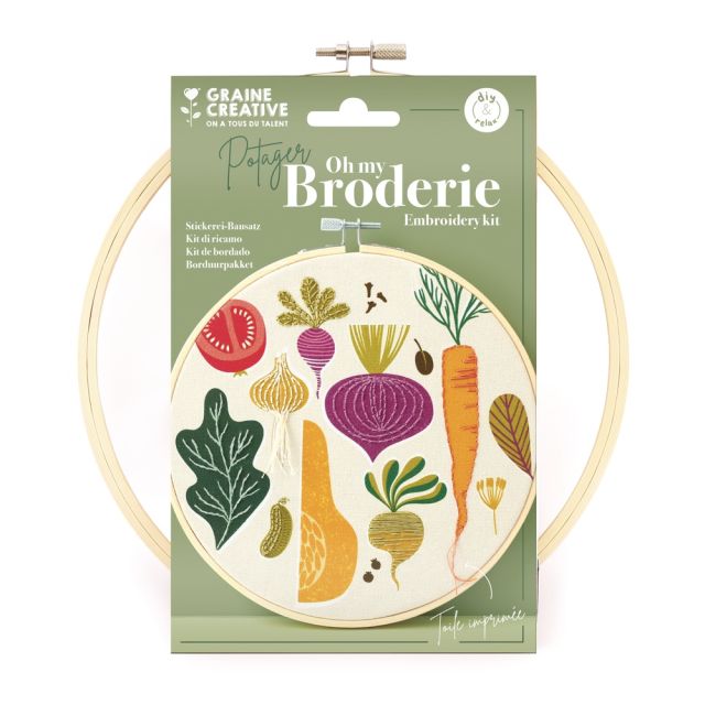 Kit Broderie partielle Potager