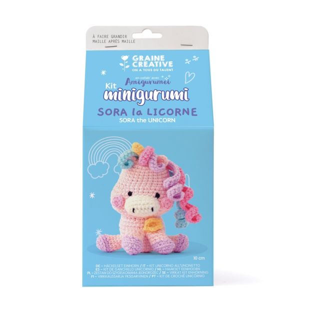 Kit Crochet Minigurumi Sora la Licorne