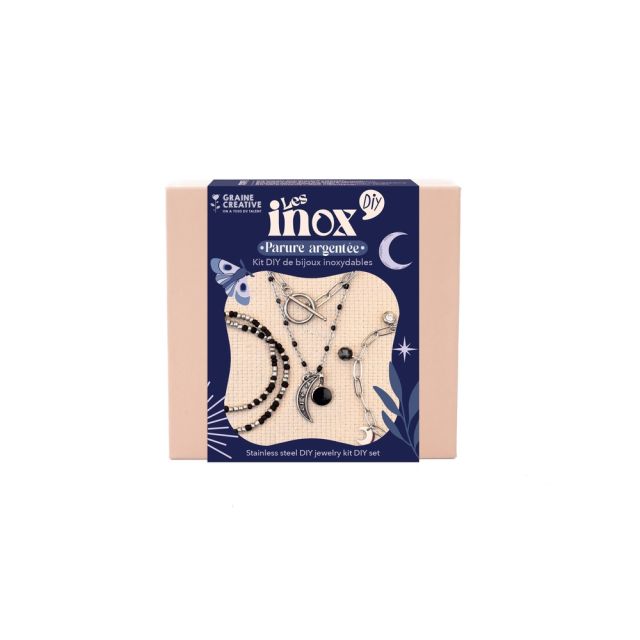 Kit DIY Bijoux Les Inox parure argentée