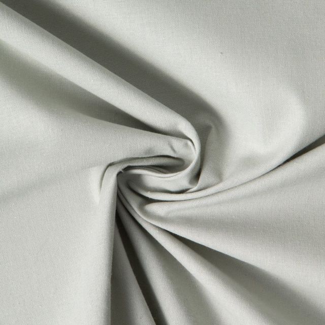 Tissu Coton uni Vert sauge - Par 10 cm