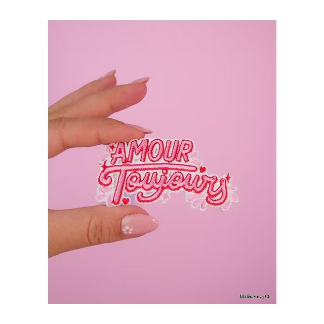 Ecusson Thermocollant Amour toujours