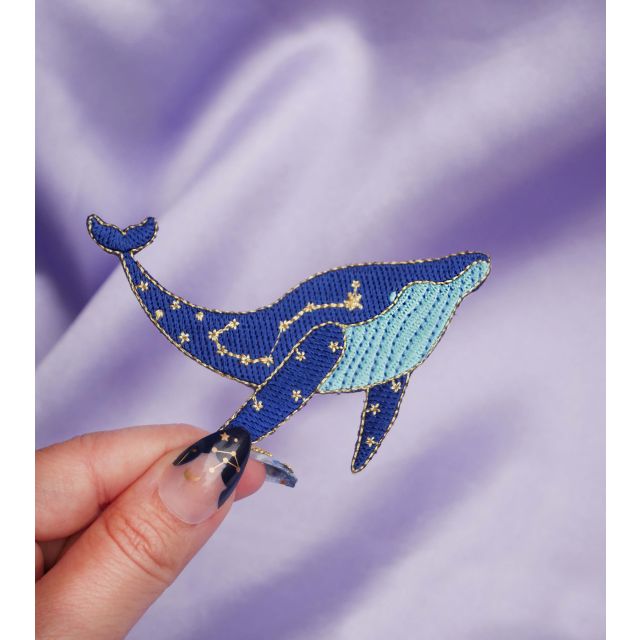 Ecusson Thermocollant Baleine