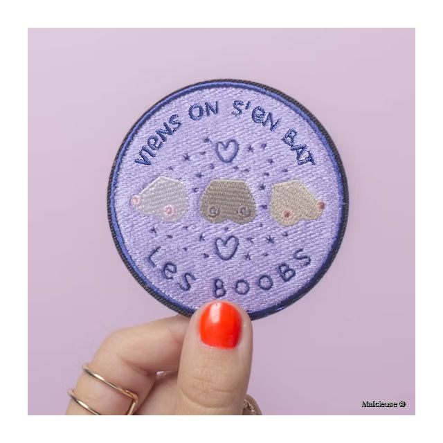 Ecusson Thermocollant " Viens s'en Bat Les Boobs "