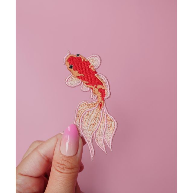 Ecusson Thermocollant Duo Carpe Koi