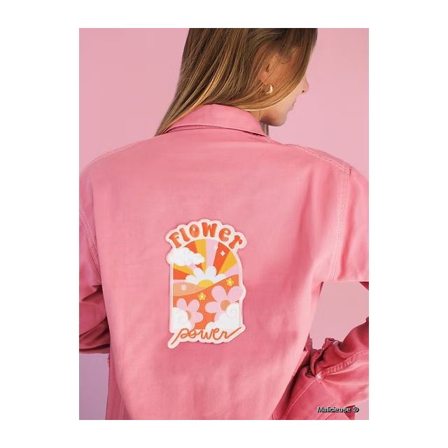 Ecusson Thermocollant Flower Power XL