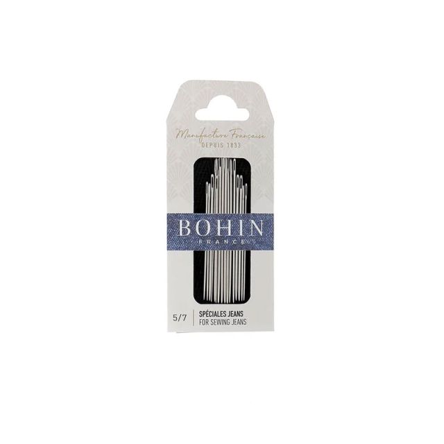 Aiguilles à coudre spéciales Jeans N°5/7 Bohin x12