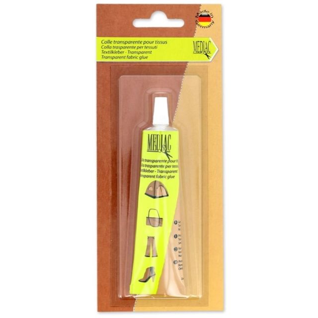 Colle transparente pour tissus