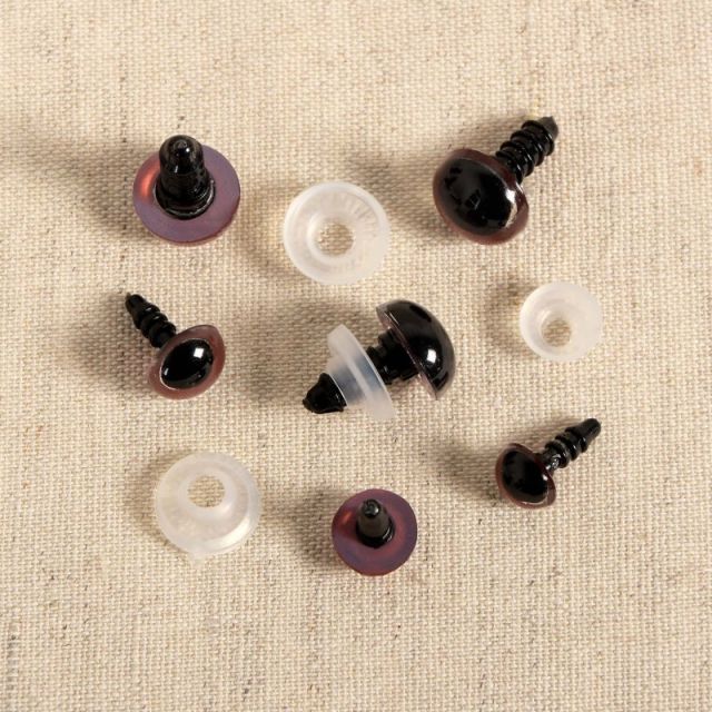 Yeux de sécurité assortis - Marron