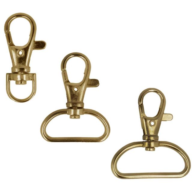 Mousquetons Cuivre  X2 - 3 tailles