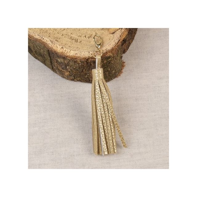 Pompon avec fermoir Or