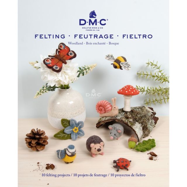 Livre de 10 modèles de feutrage cactus et succulentes