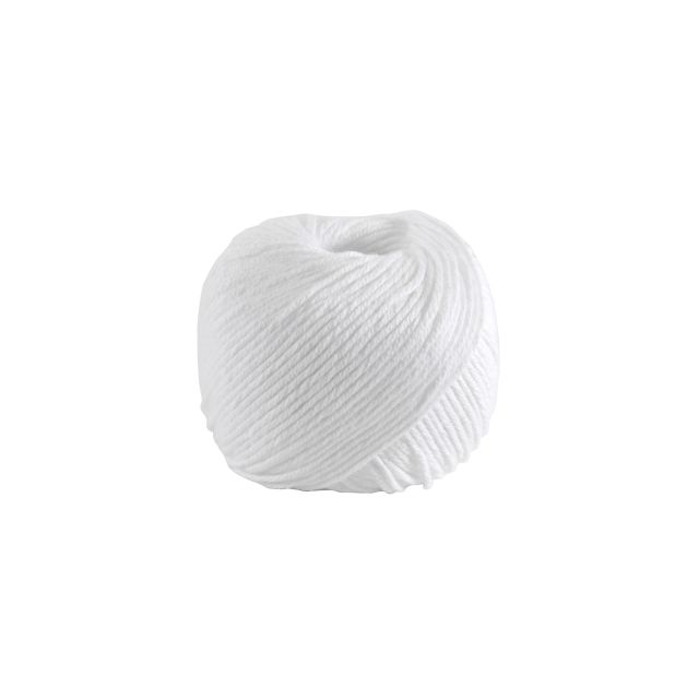 Pelote DMC Coton Natura Medium - Blanc N°01